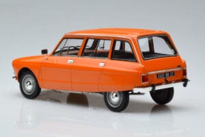 Citroen Ami 8 Break Tenere Oranssi Norev 1:18 181674 Metalli — kuva 6 / 7