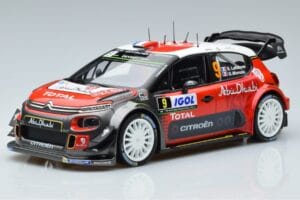 Citroen C3 WRC #9 S. Lefebvre / G. Moreau Tour de Corse 2017 Norev 1:18 181633 Metalli