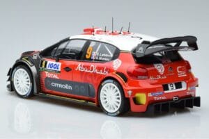 Citroen C3 WRC #9 S. Lefebvre / G. Moreau Tour de Corse 2017 Norev 1:18 181633 Metalli — kuva 5 / 6