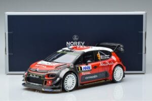 Citroen C3 WRC #9 S. Lefebvre / G. Moreau Tour de Corse 2017 Norev 1:18 181633 Metalli — kuva 6 / 6