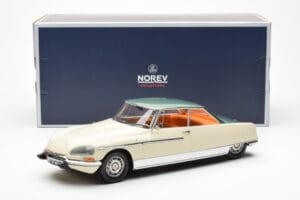 Citroen DS 21 Le Leman Avoauto Norsunluu ja Vihreä Norev 1:18 181751 Metalli — kuva 6 / 6