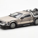 DeLorean DMC-12 Time Machine Back to the Future Hopea Sun Star 1:18 2711