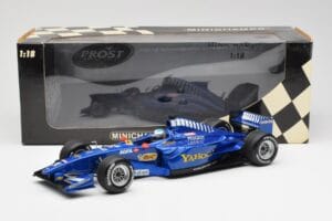 Prost AP03 Peugeot #14 J. Alesi F1 Showcar 2000 Minichamps 1:18 180000084 Hartsi — kuva 6 / 6