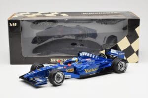Prost AP03 Peugeot #15 N. Heidfeld F1 Showcar 2000 Minichamps 1:18 180000085 Hartsi — kuva 6 / 6