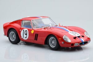 Ferrari 250 GTO #19 24 Hours of Le Mans 1962 Kyosho 1:18 08438A Metalli — kuva 6 / 10