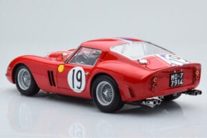 Ferrari 250 GTO #19 24 Hours of Le Mans 1962 Kyosho 1:18 08438A Metalli — kuva 7 / 10