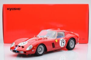 Ferrari 250 GTO #19 24 Hours of Le Mans 1962 Kyosho 1:18 08438A Metalli — kuva 10 / 10