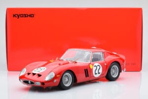 Ferrari 250 GTO #22 24 Hours of Le Mans 1962 Kyosho 1:18 08438B Metalli — kuva 10 / 10