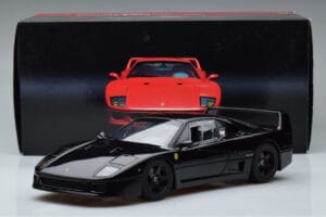 Ferrari F40 Lightweight Musta Kyosho 1:18 08412BK Metalli — kuva 12 / 12