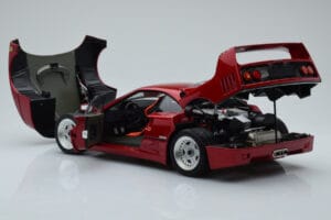 Ferrari F40 Punainen Metallic Asia Exclusive Kyosho 1:18 08416RM-G Metalli — kuva 6 / 14