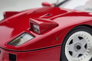 Ferrari F40 Punainen Metallic Asia Exclusive Kyosho 1:18 08416RM-G Metalli — kuva 10 / 14