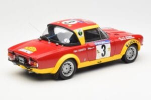 Fiat 124 Abarth #3 Barbasio / Sodano East African Safari Rally 1974 Sun Star 1:18 4952 Metalli — kuva 3 / 8