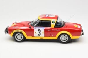 Fiat 124 Abarth #3 Barbasio / Sodano East African Safari Rally 1974 Sun Star 1:18 4952 Metalli — kuva 4 / 8