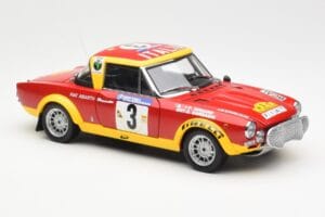 Fiat 124 Abarth #3 Barbasio / Sodano East African Safari Rally 1974 Sun Star 1:18 4952 Metalli — kuva 6 / 8