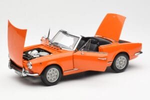 Fiat 124 BS Oranssi Sun Star 1:18 4906 Metalli — kuva 2 / 8