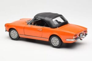 Fiat 124 BS Oranssi Sun Star 1:18 4906 Metalli — kuva 7 / 8