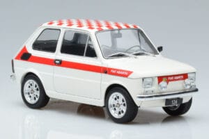 Fiat 126 Abarth Valkoinen MCG 1:18 MCG18325 Metalli — kuva 4 / 6