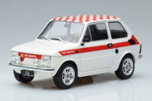 Fiat 126 Abarth Valkoinen MCG 1:18 MCG18325 Metalli