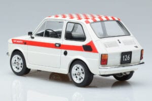 Fiat 126 Abarth Valkoinen MCG 1:18 MCG18325 Metalli — kuva 5 / 6