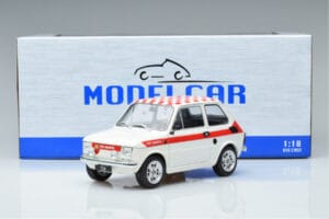 Fiat 126 Abarth Valkoinen MCG 1:18 MCG18325 Metalli — kuva 6 / 6