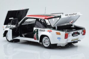 Fiat 131 Abarth Alitalia #2 W. Röhrl / C. Geistdörfer Rally Monte Carlo 1978 Kyosho 1:18 08376G Metalli — kuva 5 / 10