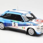 Fiat 131 Abarth #5 Team Fiat Works Rally Portugal 1980 Kyosho 1:18 08376A Metalli - image 6 of 8
