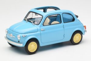 Fiat Nuova 500 Celeste Sininen Kyosho 1:18 08966LB