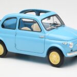 Fiat Nuova 500 Celeste Sininen Kyosho 1:18 08966LB - image 6 of 8