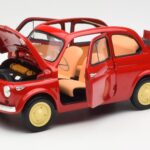 Fiat Nuova 500 Coral Punainen Kyosho 1:18 08966R - image 2 of 8