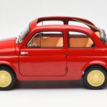 Fiat Nuova 500 Coral Punainen Kyosho 1:18 08966R - image 4 of 8