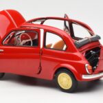 Fiat Nuova 500 Coral Punainen Kyosho 1:18 08966R - image 5 of 8