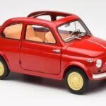 Fiat Nuova 500 Coral Punainen Kyosho 1:18 08966R - image 6 of 8