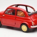 Fiat Nuova 500 Coral Punainen Kyosho 1:18 08966R - image 7 of 8