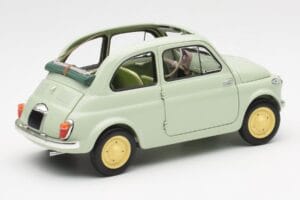 Fiat Nuova 500 Clear Vihreä Kyosho 1:18 08966LG Metalli — kuva 3 / 8