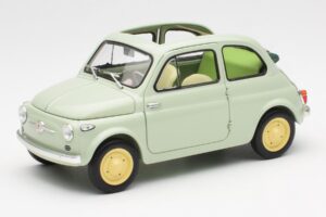 Fiat Nuova 500 Clear Vihreä Kyosho 1:18 08966LG