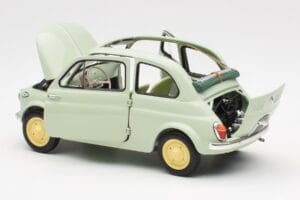 Fiat Nuova 500 Clear Vihreä Kyosho 1:18 08966LG Metalli — kuva 5 / 8