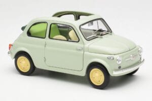 Fiat Nuova 500 Clear Vihreä Kyosho 1:18 08966LG Metalli — kuva 6 / 8