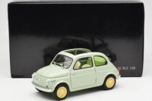 Fiat Nuova 500 Clear Vihreä Kyosho 1:18 08966LG Metalli — kuva 8 / 8