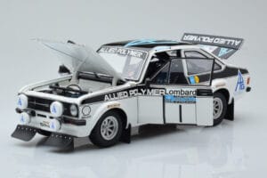 Ford Escort RS 1800 Allied Polymer #1 T. Makinen / H. Liddon Winner RAC Rally 1975 Minichamps 1:18 100758401 Metalli — kuva 2 / 8