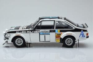 Ford Escort RS 1800 Allied Polymer #1 T. Makinen / H. Liddon Winner RAC Rally 1975 Minichamps 1:18 100758401 Metalli — kuva 4 / 8