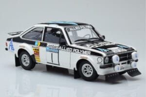 Ford Escort RS 1800 Allied Polymer #1 T. Makinen / H. Liddon Winner RAC Rally 1975 Minichamps 1:18 100758401 Metalli — kuva 6 / 8