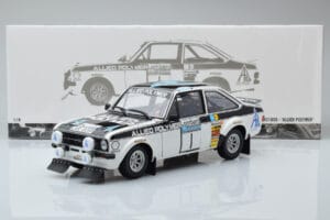 Ford Escort RS 1800 Allied Polymer #1 T. Makinen / H. Liddon Winner RAC Rally 1975 Minichamps 1:18 100758401 Metalli — kuva 8 / 8