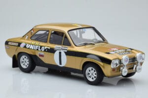 Ford Escort Mk1 RS1600 Night Version #1 R. Clark / J. Porter Rally Wales 1972 IXO 1:18 18RMC100 Metalli — kuva 4 / 6