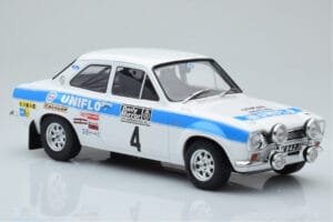 Ford Escort Mk1 RS1600 Night Version #4 R. Clark / T. Mason RAC Rally 1972 IXO 1:18 18RMC101 Metalli — kuva 4 / 6
