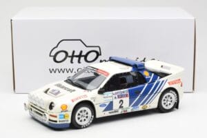 Ford RS200 Gr.B #2 S. Blomqvist / B. Berglund Lombard RAC Rally 1986 Otto 1:18 OT679 Hartsi — kuva 6 / 6