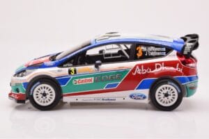 Ford Fiesta RS WRC Ford Abu Dhabi #3 M. Hirvonen / J. Lehtinen Winner Rally Australia 2011 Minichamps 1:18 151110803 Metalli — kuva 3 / 6