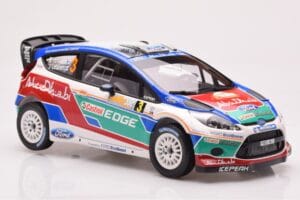 Ford Fiesta RS WRC Ford Abu Dhabi #3 M. Hirvonen / J. Lehtinen Winner Rally Australia 2011 Minichamps 1:18 151110803 Metalli — kuva 4 / 6