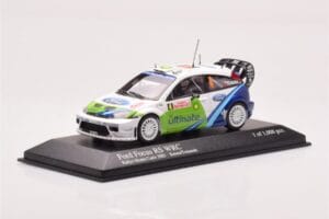 Ford Focus RS WRC #4 R. Kresta / J. Tomanek Rally Monte Carlo 2005 Minichamps 1:43 400058404 Metalli — kuva 2 / 4