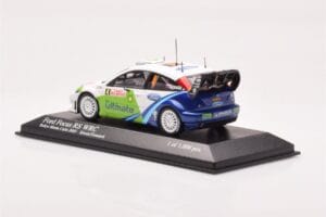 Ford Focus RS WRC #4 R. Kresta / J. Tomanek Rally Monte Carlo 2005 Minichamps 1:43 400058404 Metalli — kuva 3 / 4