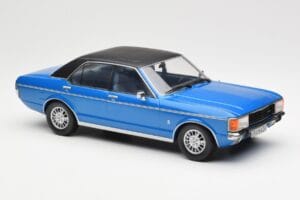 Ford Granada Mk1 Metallinen Sininen Matta Musta MCG 1:18 MCG18394 Metalli — kuva 4 / 6